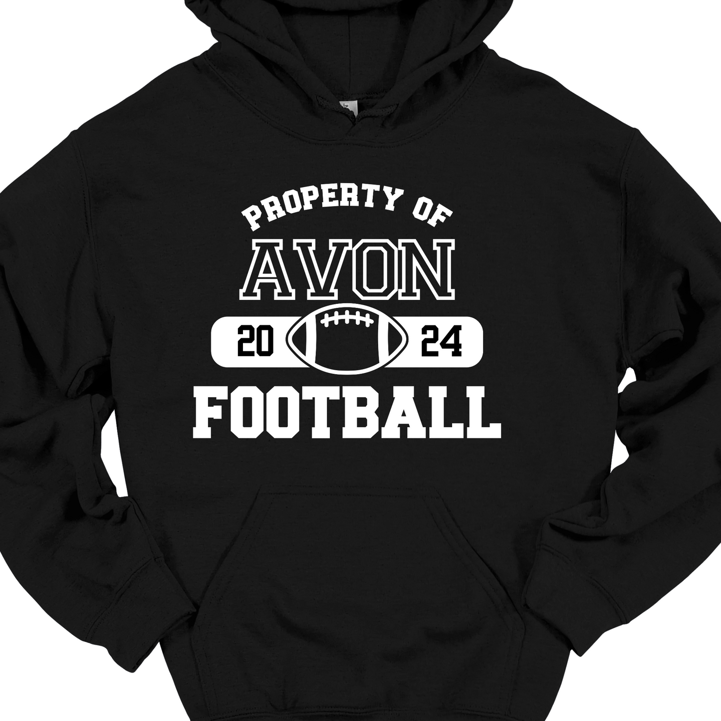 PROPERTY OF AVON FOOTBALL HOODIE