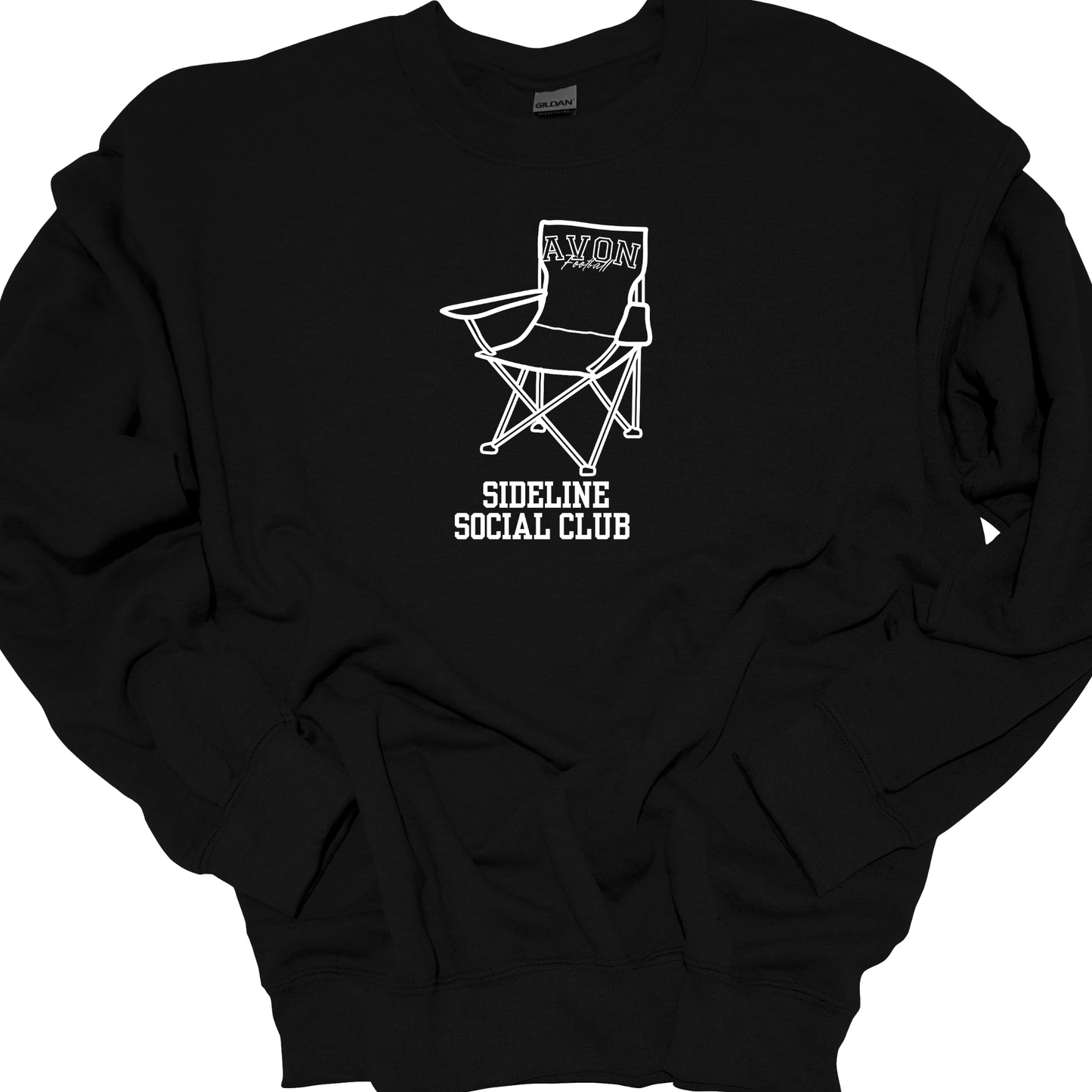 SIDELINE SOCIAL CLUB LAWN CHAIR CREWNECK