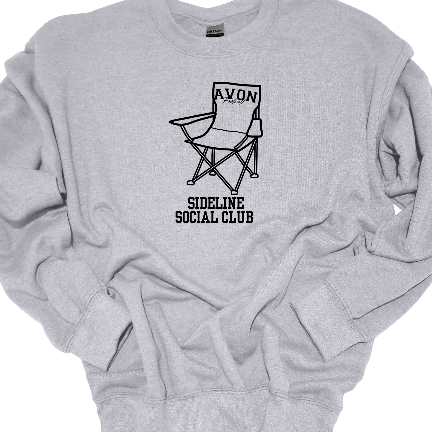 SIDELINE SOCIAL CLUB LAWN CHAIR CREWNECK