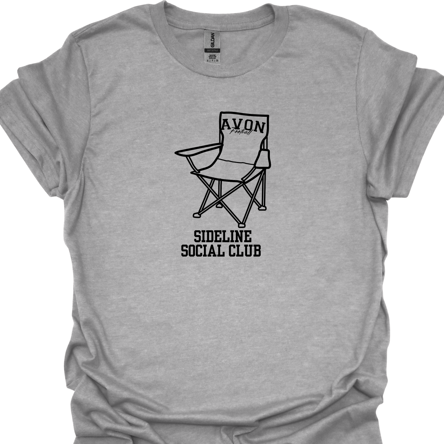 SIDELINE SOCIAL CLUB LAWN CHAIR TSHIRT