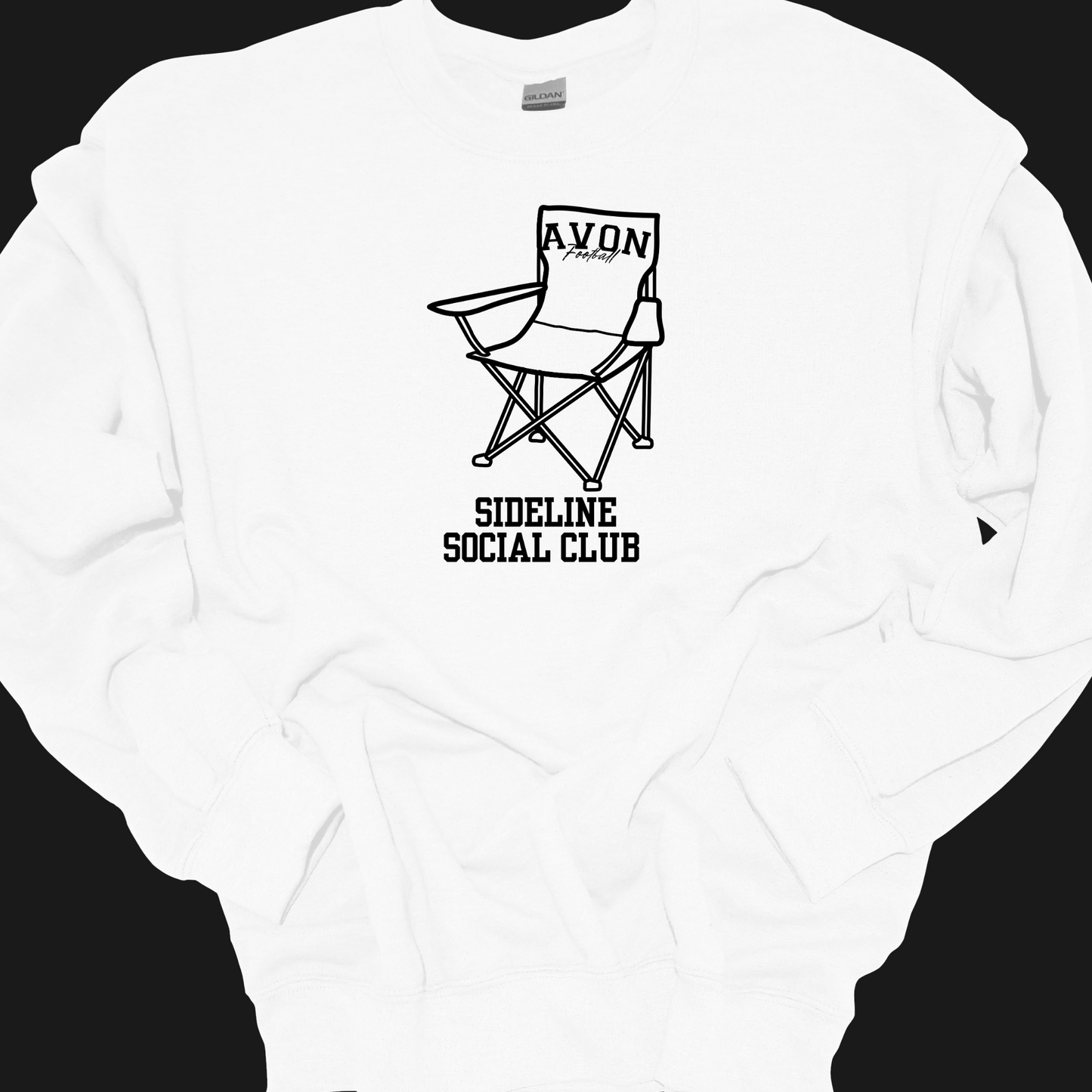 SIDELINE SOCIAL CLUB LAWN CHAIR CREWNECK