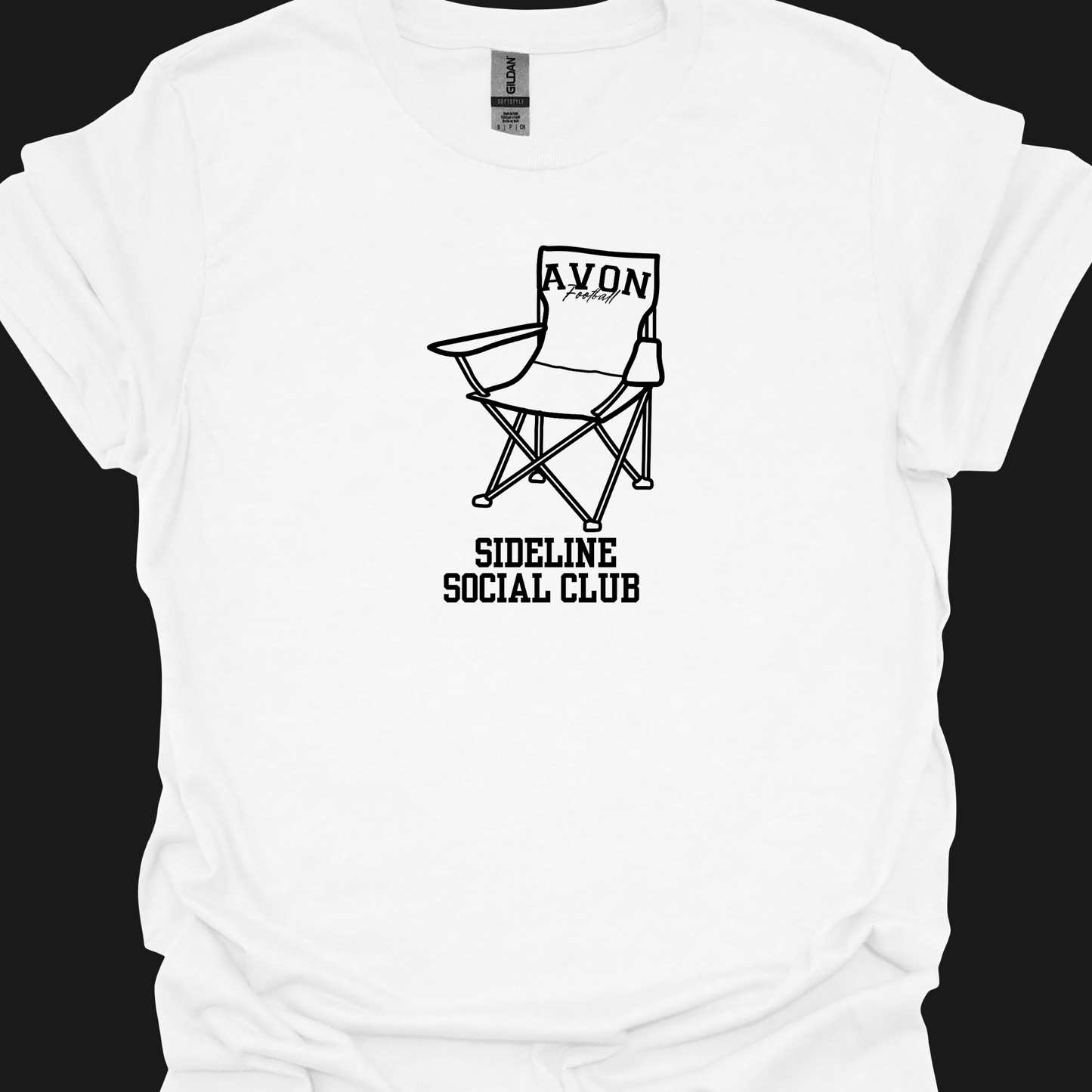 SIDELINE SOCIAL CLUB LAWN CHAIR TSHIRT