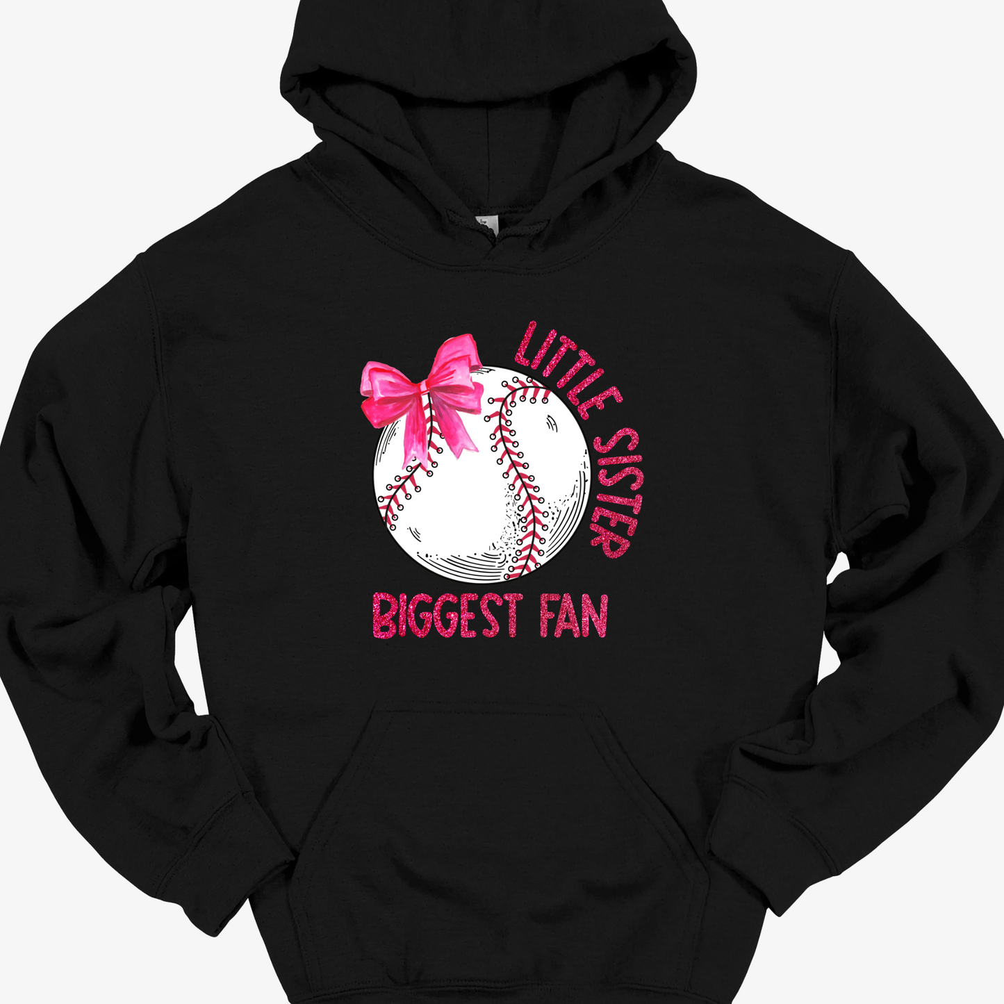 LITTLE SISTER BIGGEST FAN HOODIE