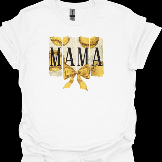 SOFTBALL MAMA TSHIRT