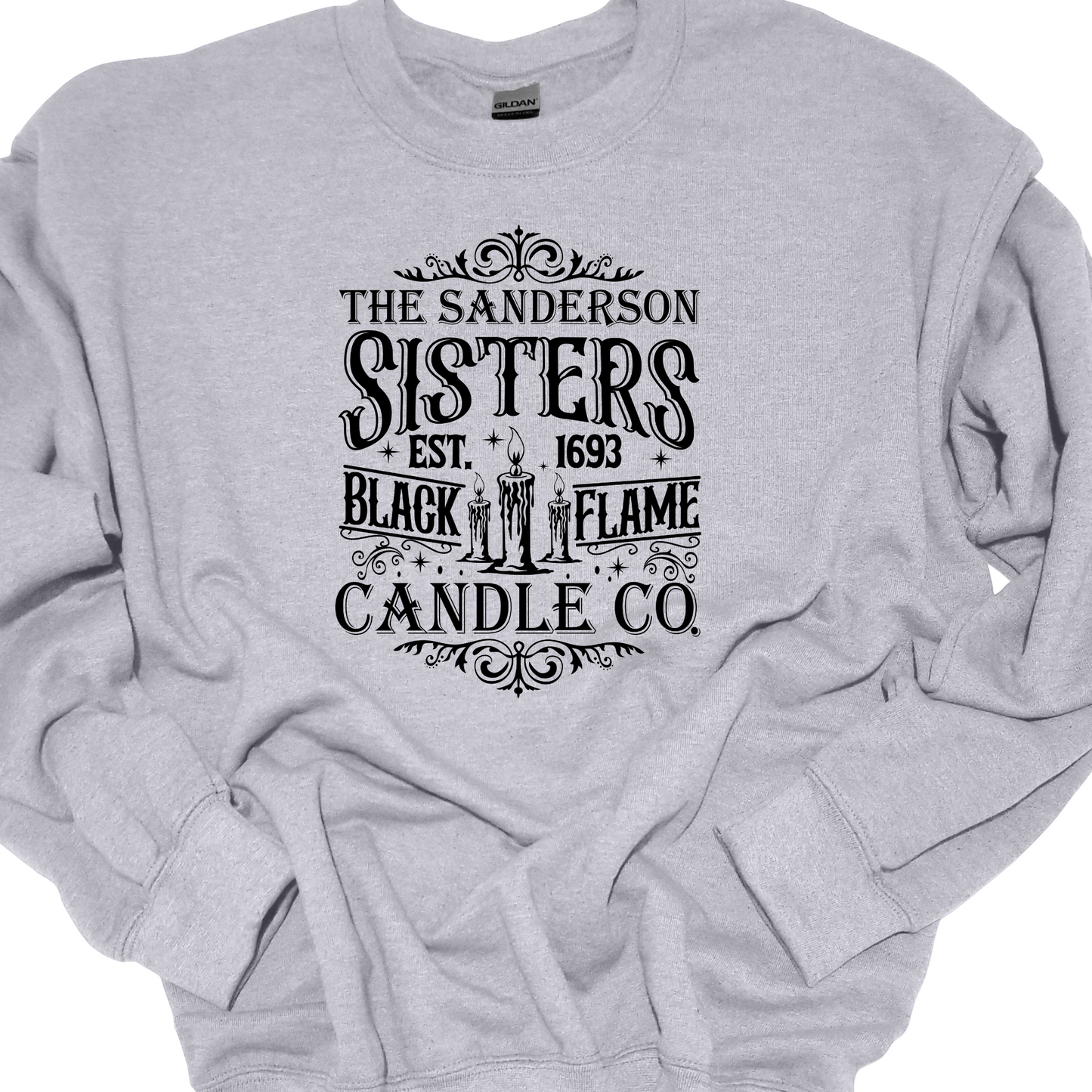 BLACK FLAME CANDLE COMPANY CREWNECK