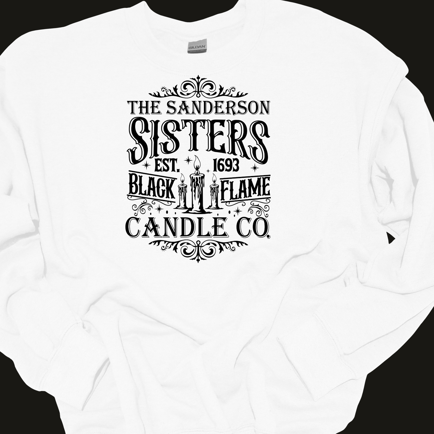 BLACK FLAME CANDLE COMPANY CREWNECK