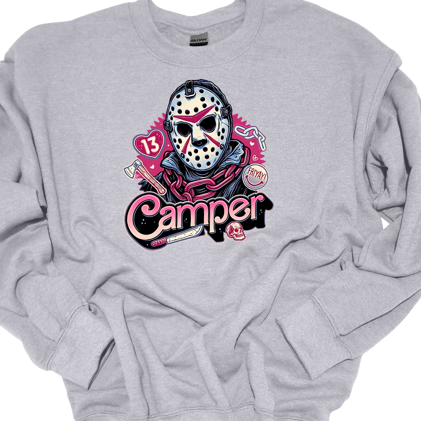 "CAMPER" CREWNECK