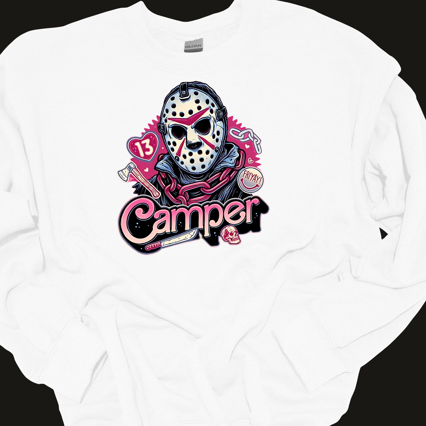 "CAMPER" CREWNECK