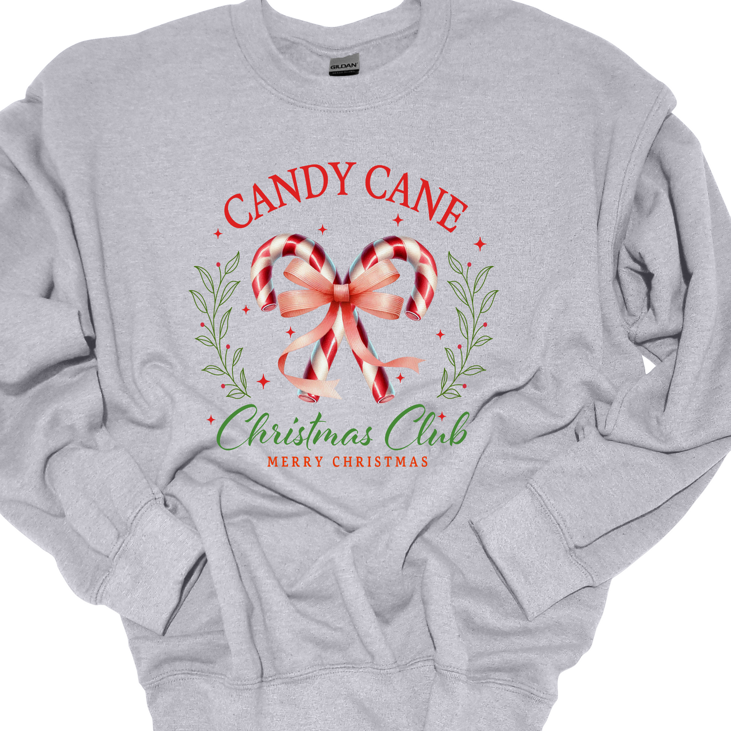 CANDY CANE CHRISTMAS CLUB CREWNECK