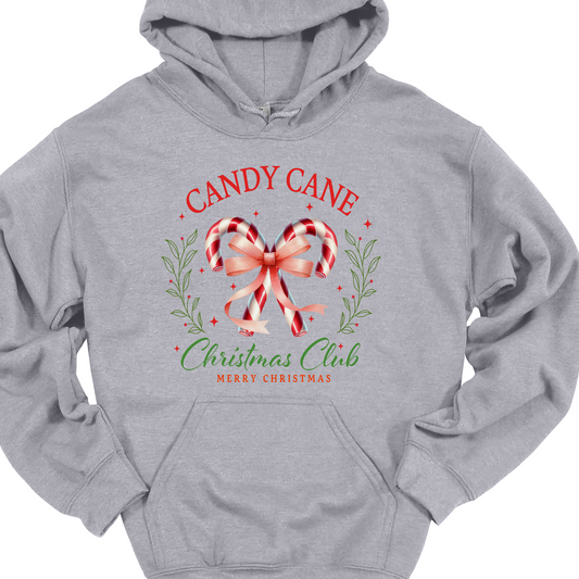 CANDY CANE CHRISTMAS CLUB HOODIE
