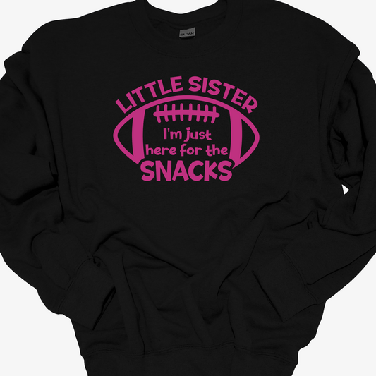 LITTLE SISTER(FOOTBALL)JHFTS CREWNECK