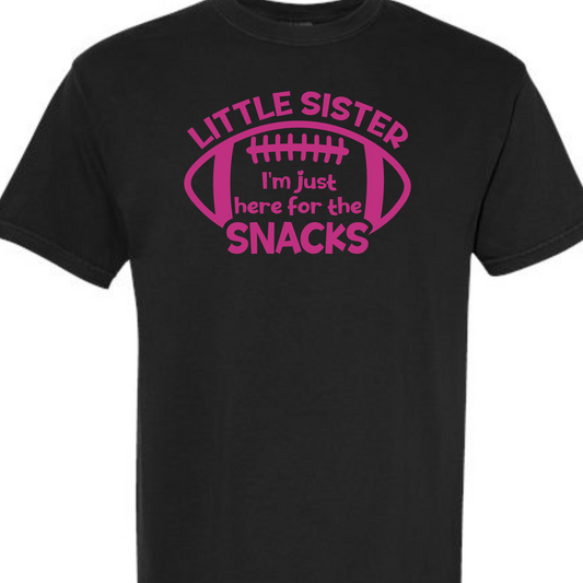 LITTLE SISTER(FOOTBALL)JHFTS TSHIRT