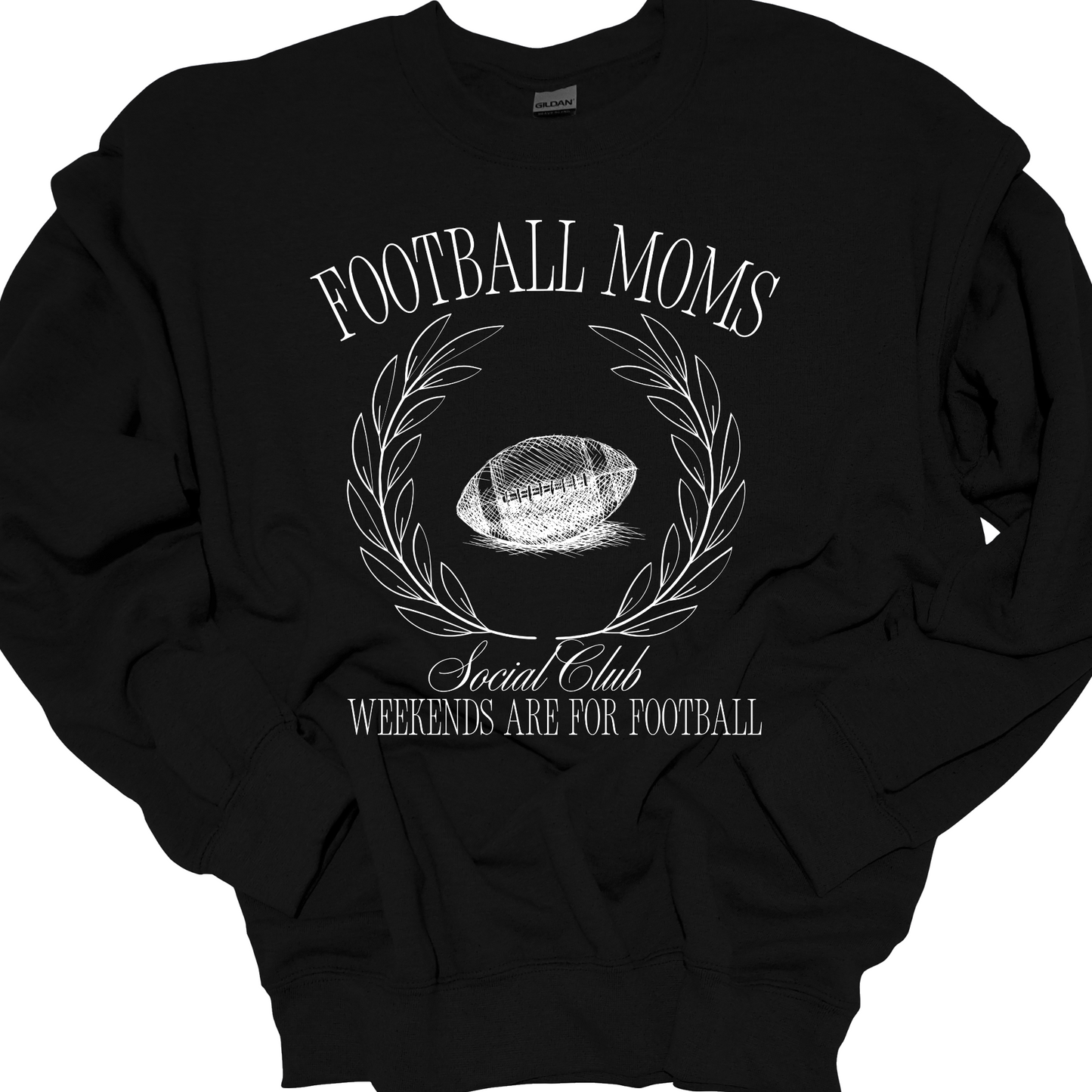 FOOTBALL MOM SOCIAL CLUB CREWNECK