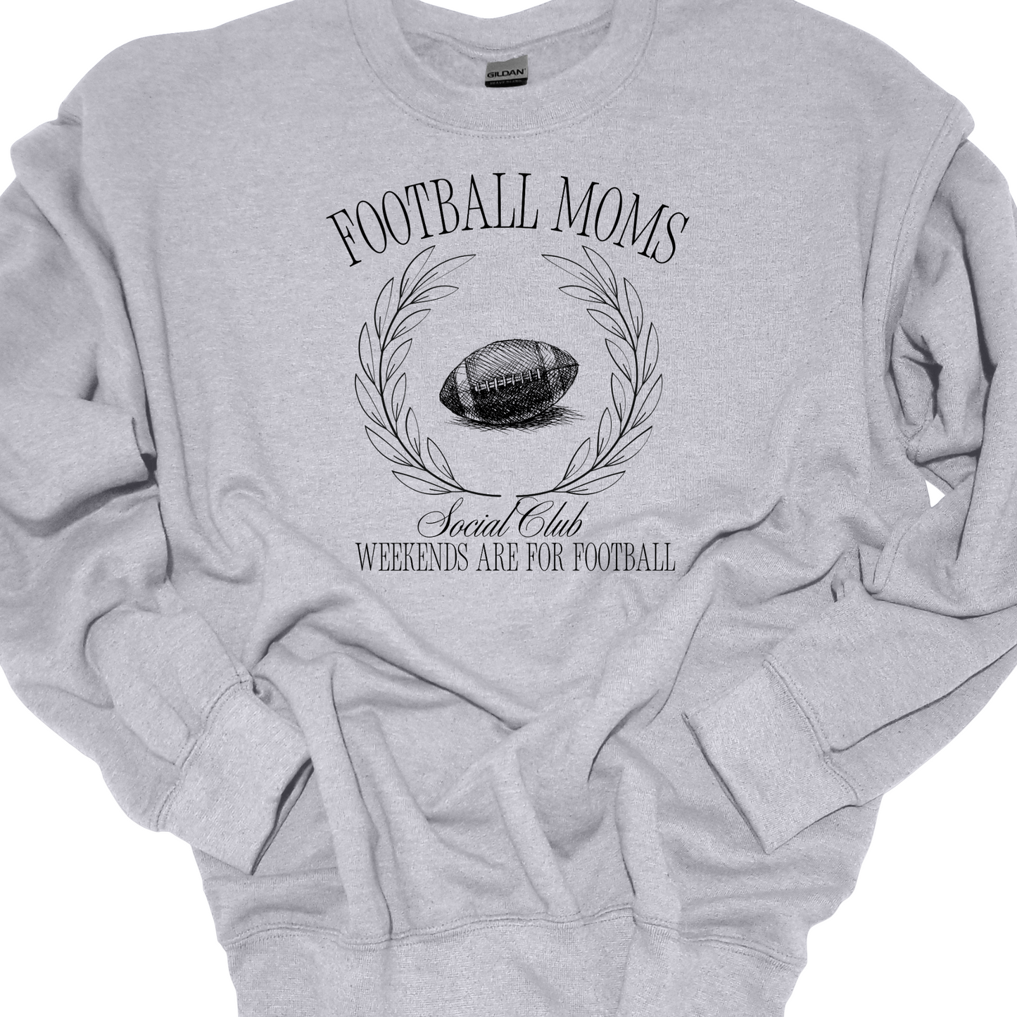 FOOTBALL MOM SOCIAL CLUB CREWNECK