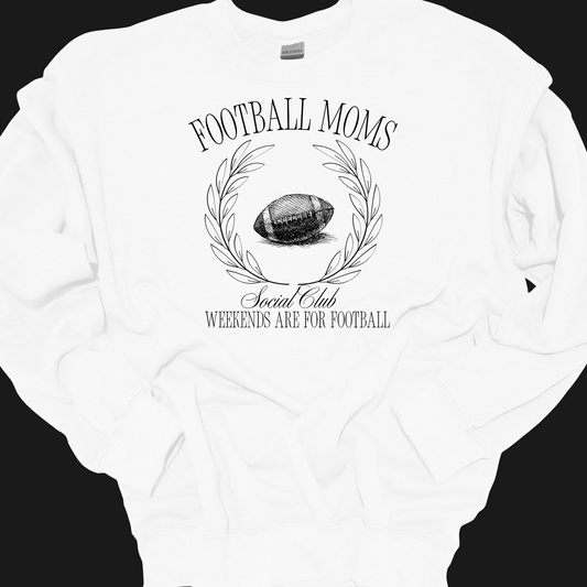 FOOTBALL MOM SOCIAL CLUB CREWNECK