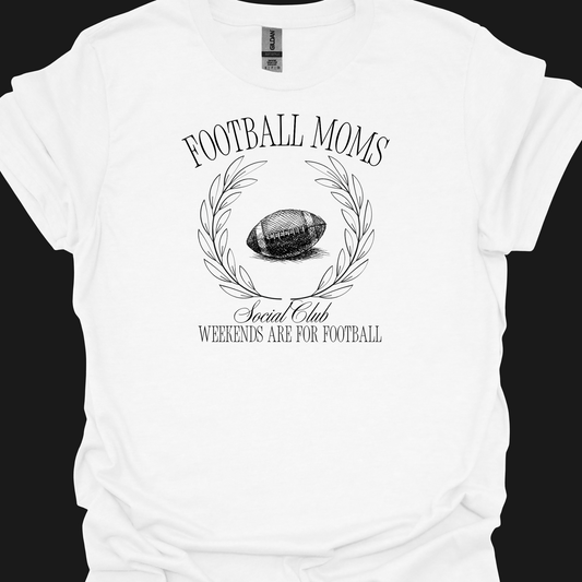 FOOTBALL MOM SOCIAL CLUB TSHIRT