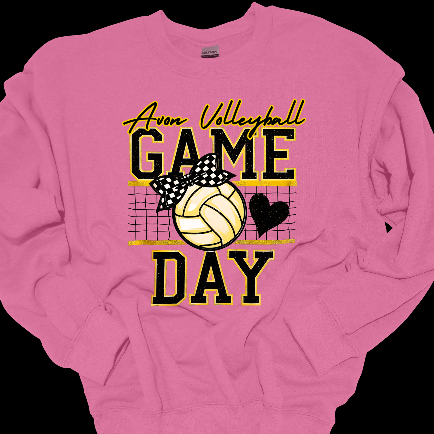 AVON VOLLEYBALL GAMEDAY W NET CREWNECK