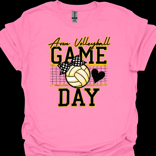 AVON VOLLEYBALL GAMEDAY W NET TSHIRT