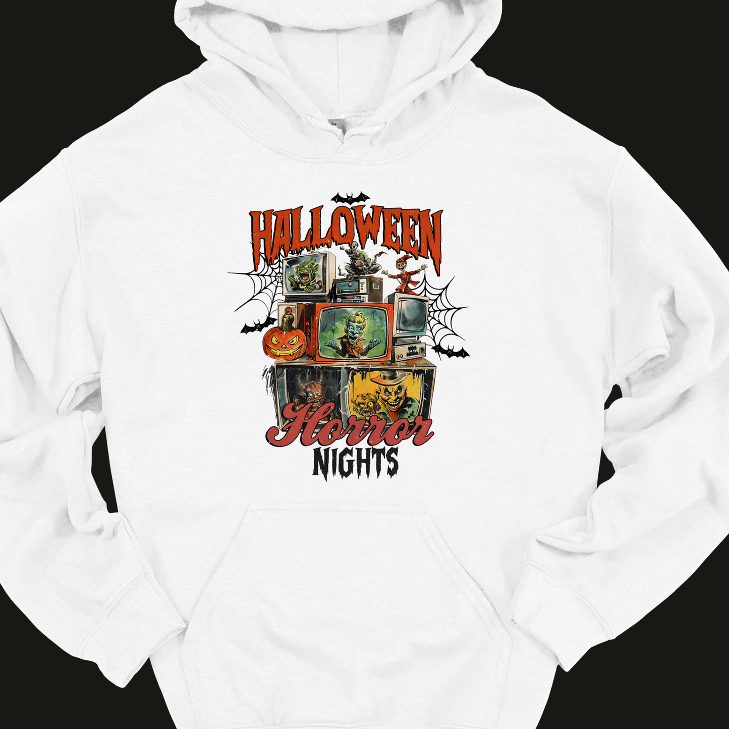 "I FREAKING LOVE HORROR MOVIES" HOODIE