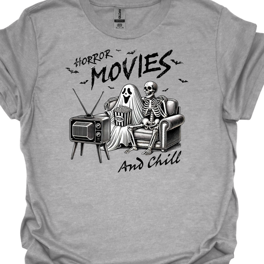 HORROR MOVIES AND CHILL TSHIRT