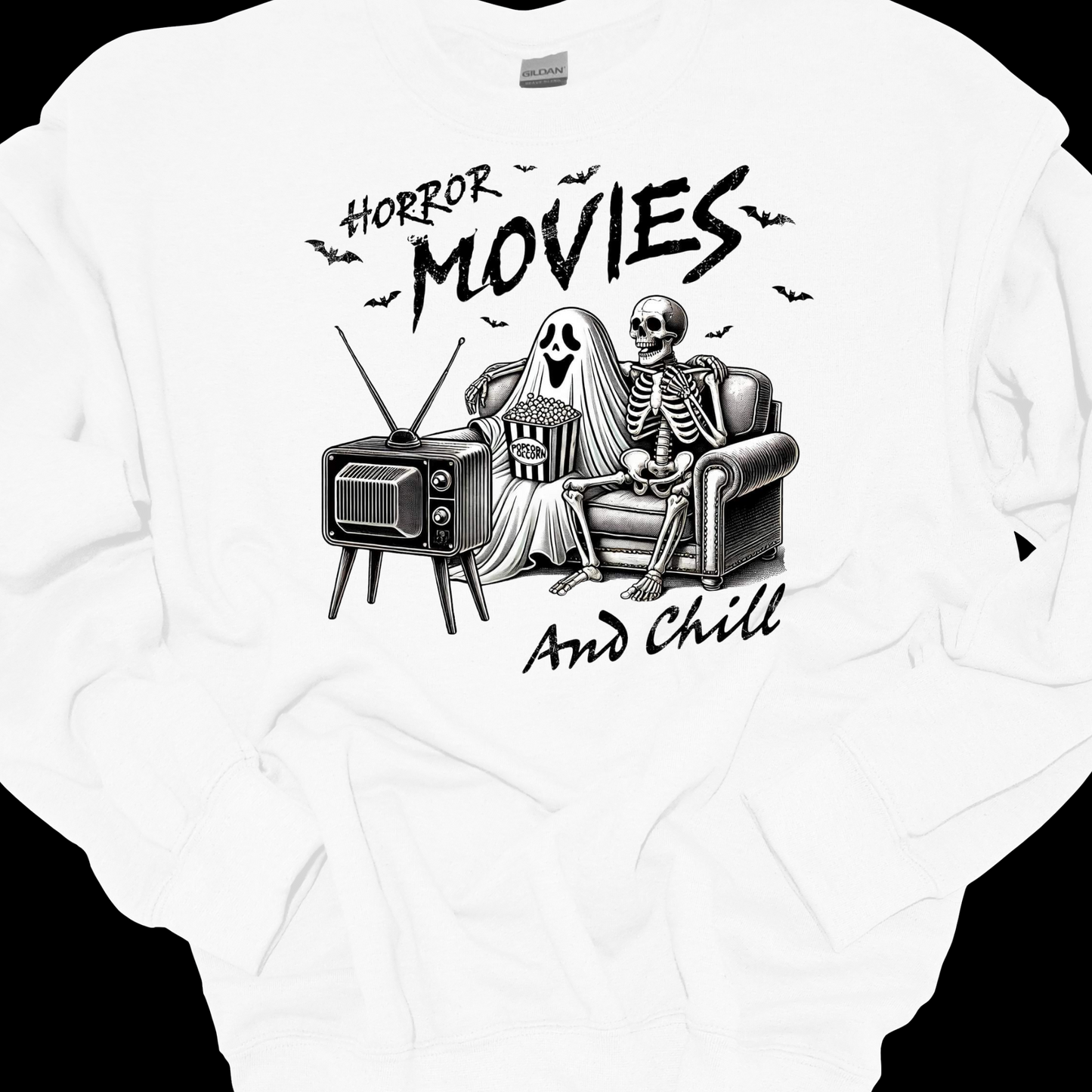 HORROR MOVIES AND CHILL CREWNECK