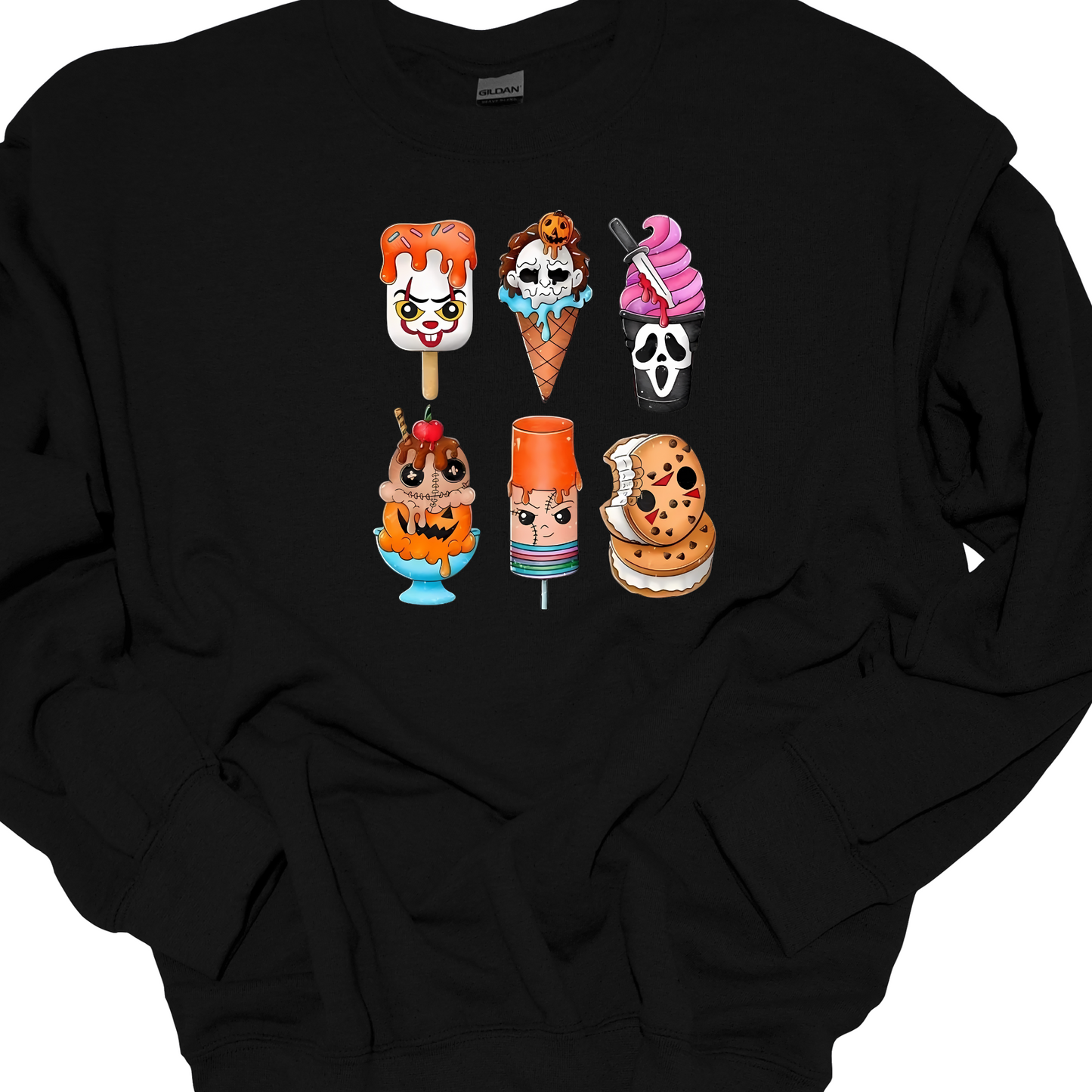 ICE CREAM HALLOWEEN CREWNECK