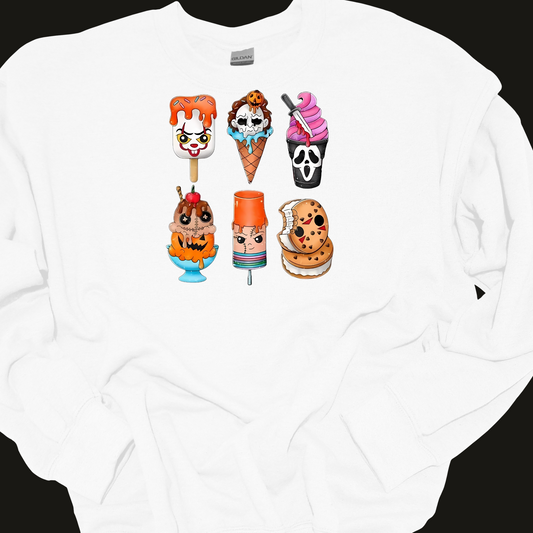 ICE CREAM HALLOWEEN CREWNECK