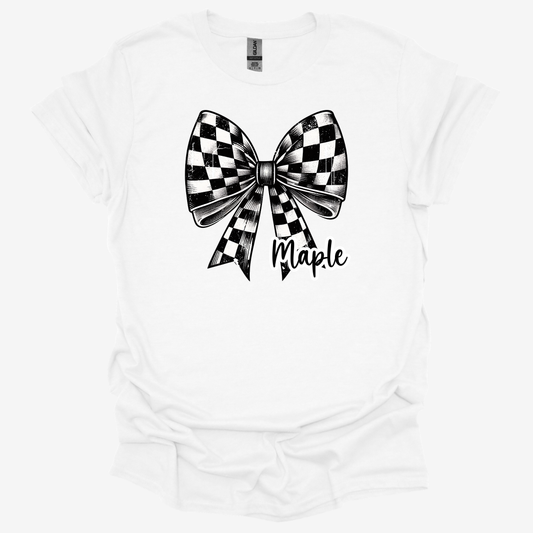 MAPLE - CHECKERED BOW