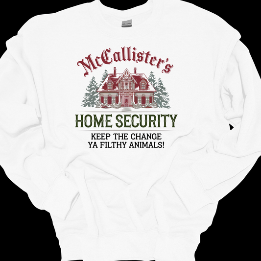 MCCALLISTERS HOME SECURITY CREWNECK