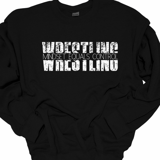 MINDSET EQUALS CONTROL SPLIT CREWNECK