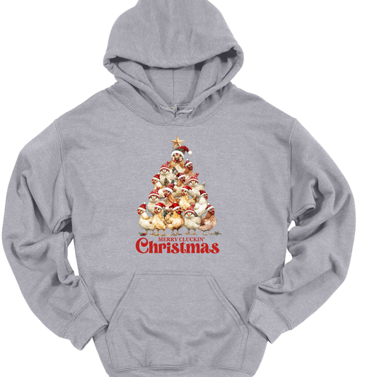MERRY CLUCKIN CHRISTMAS HOODIE