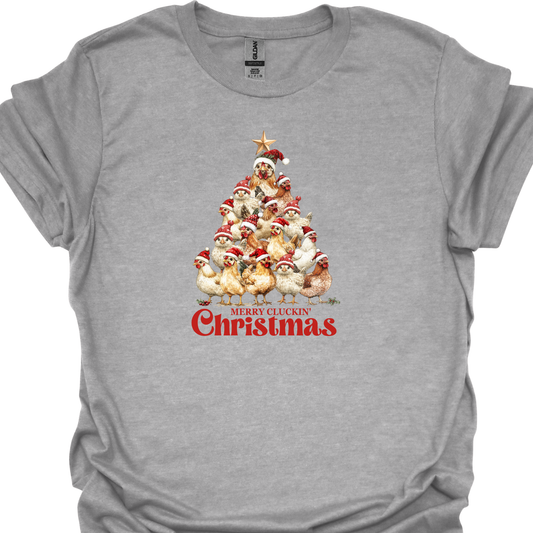 MERRY CLUCKIN CHRISTMAS TSHIRT