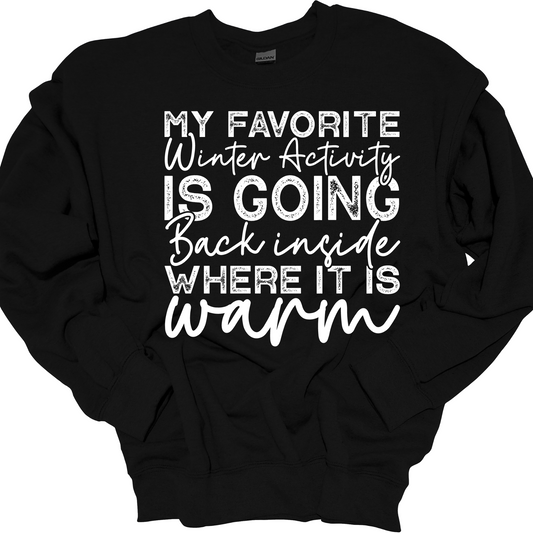 FAVORITE WINTER ACTIVITY CREWNECK