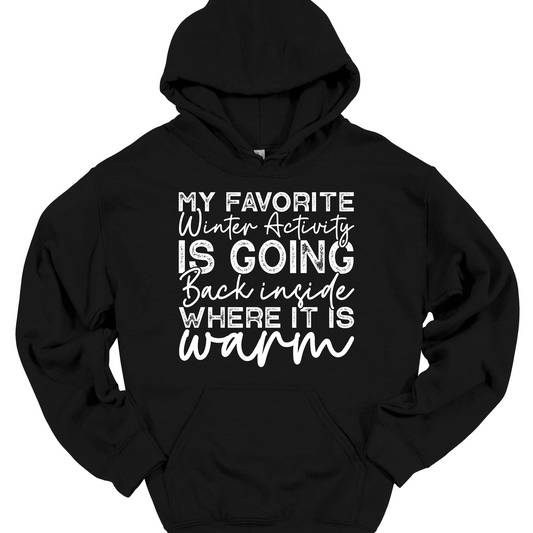 FAVORITE WINTER ACTIVITY HOODIE