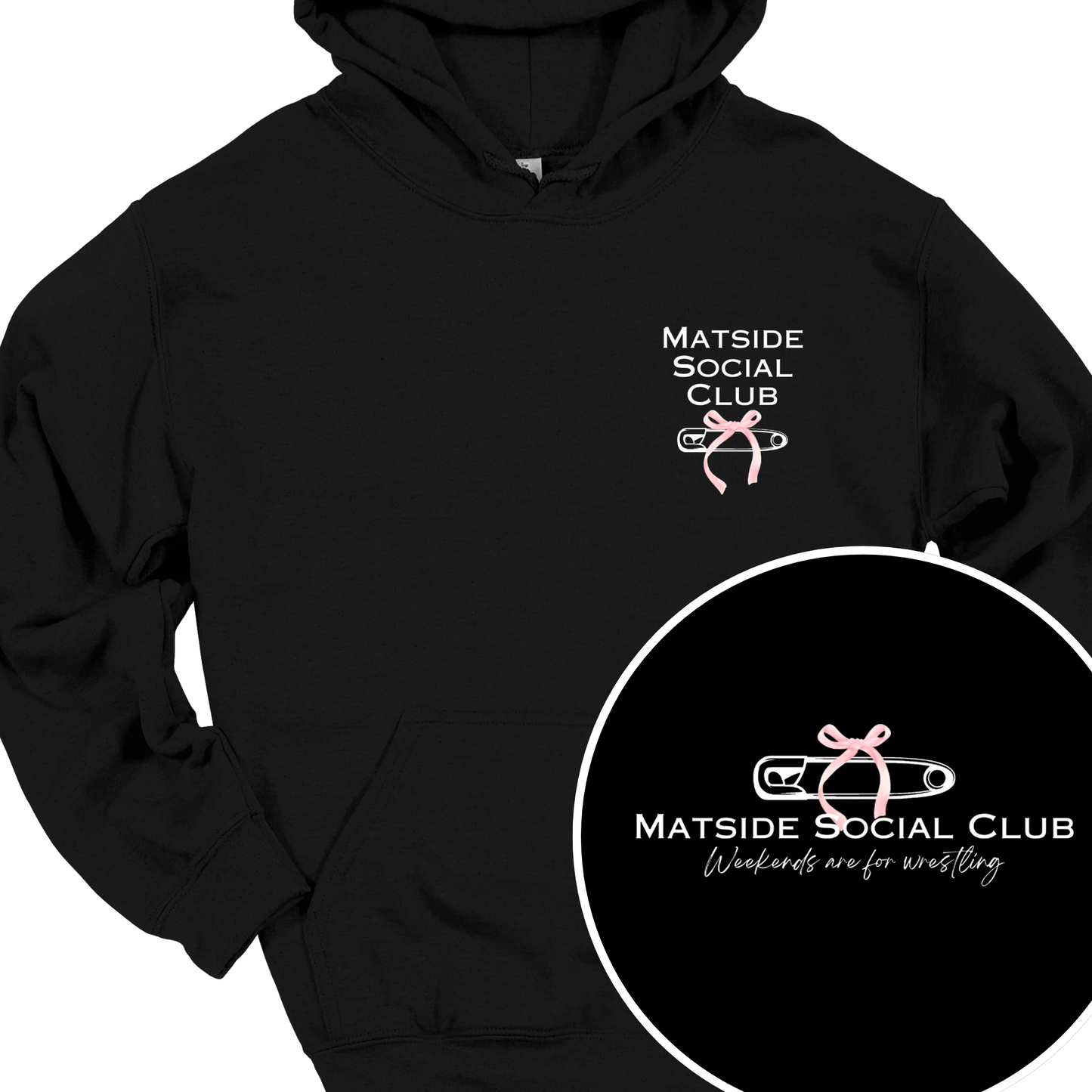 MATSIDE SOCIAL CLUB WITH BOW HOODIE