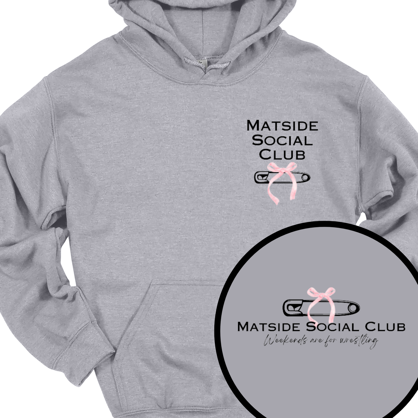 MATSIDE SOCIAL CLUB WITH BOW HOODIE