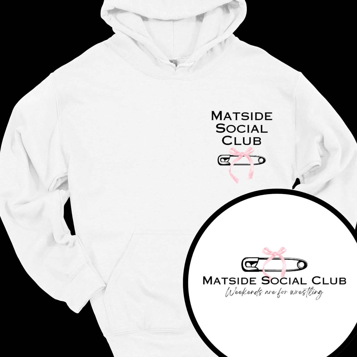 MATSIDE SOCIAL CLUB WITH BOW HOODIE