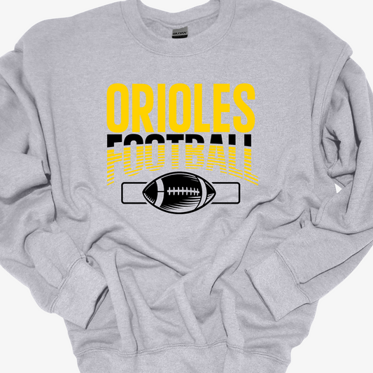 ORIOLES FOOTBALL CREWNECK