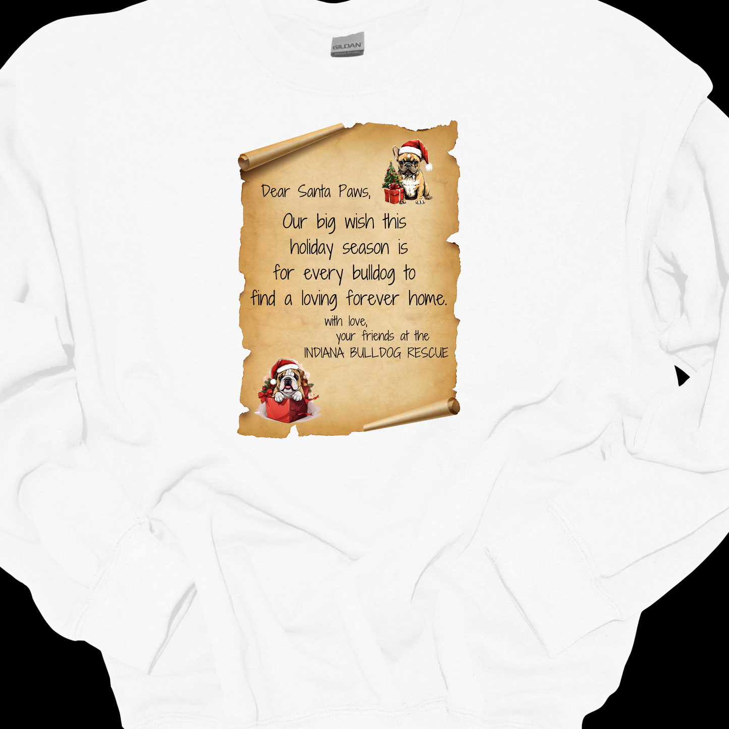 (IBDR) DEAR SANTA PAWS CREWNECK