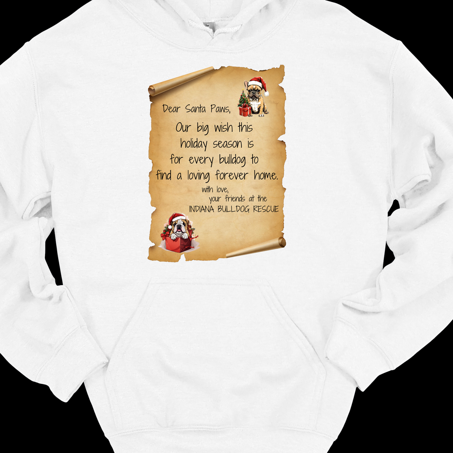 (IBDR) DEAR SANTA PAWS HOODIE