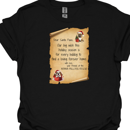 (IBDR) DEAR SANTA PAWS TSHIRT