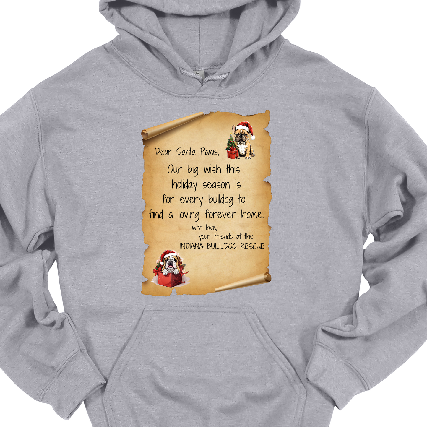 (IBDR) DEAR SANTA PAWS HOODIE