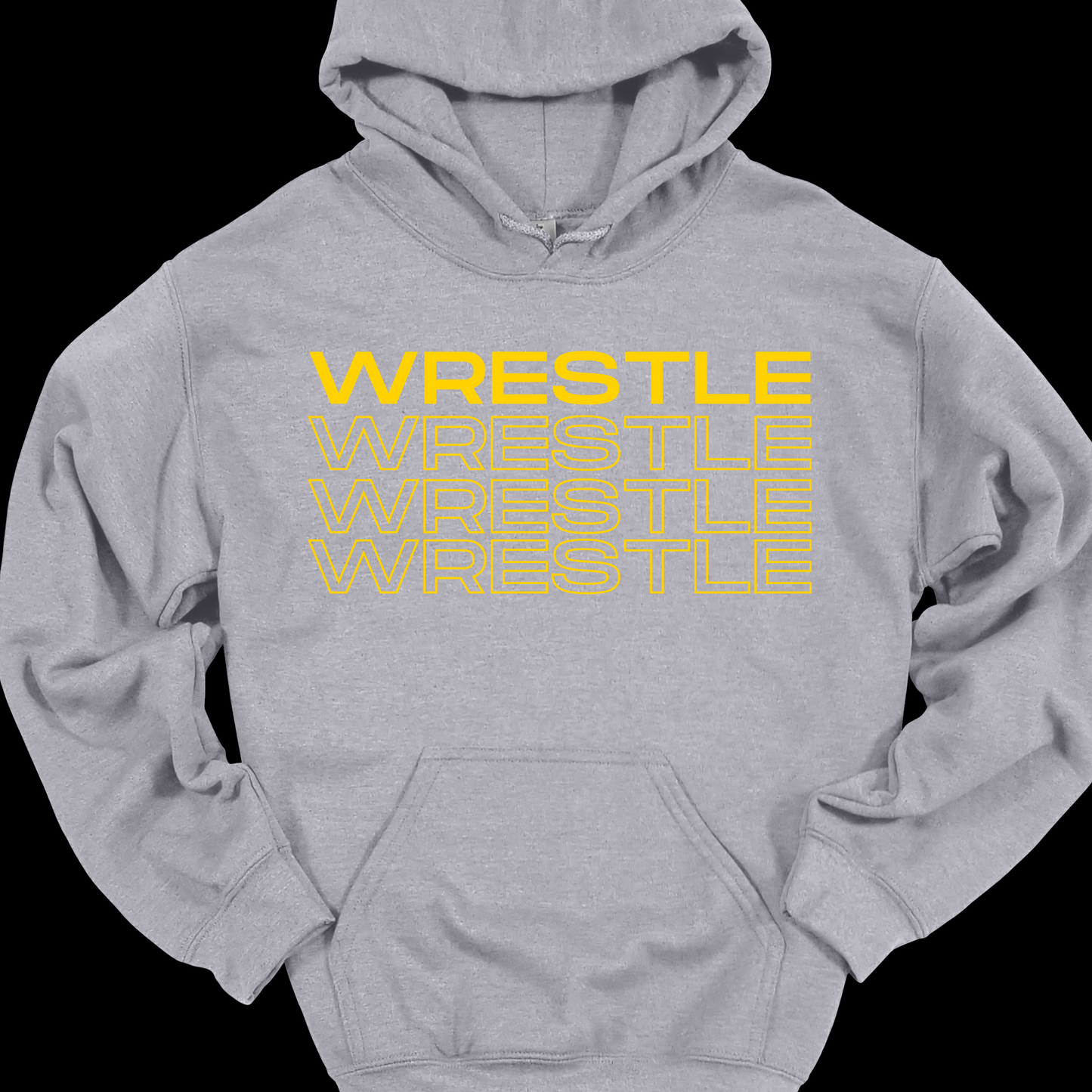 WRESTLE STACKED HOODIE