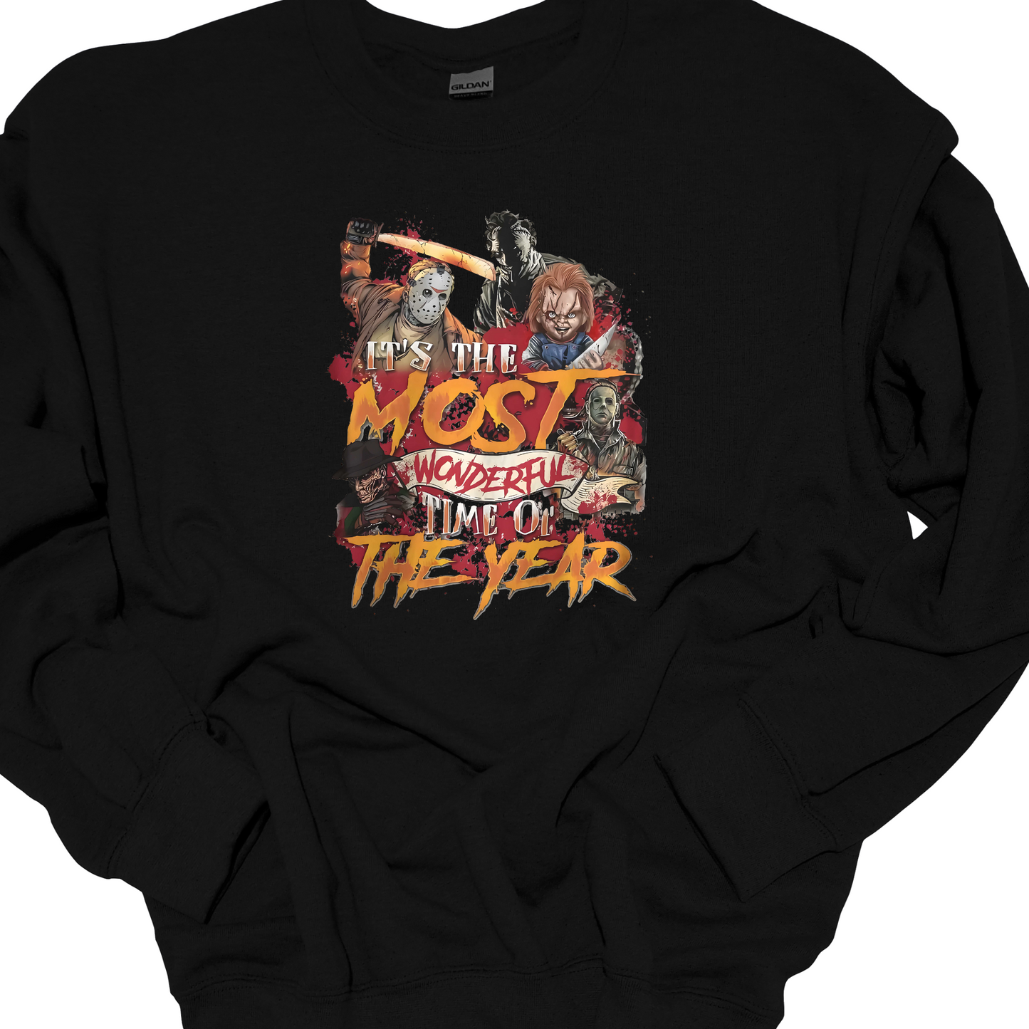 "THE MOST WONDERFUL TIME OF THE YEAR" CREWNECK