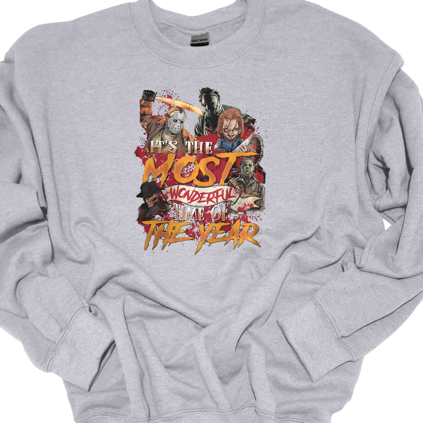 "THE MOST WONDERFUL TIME OF THE YEAR" CREWNECK