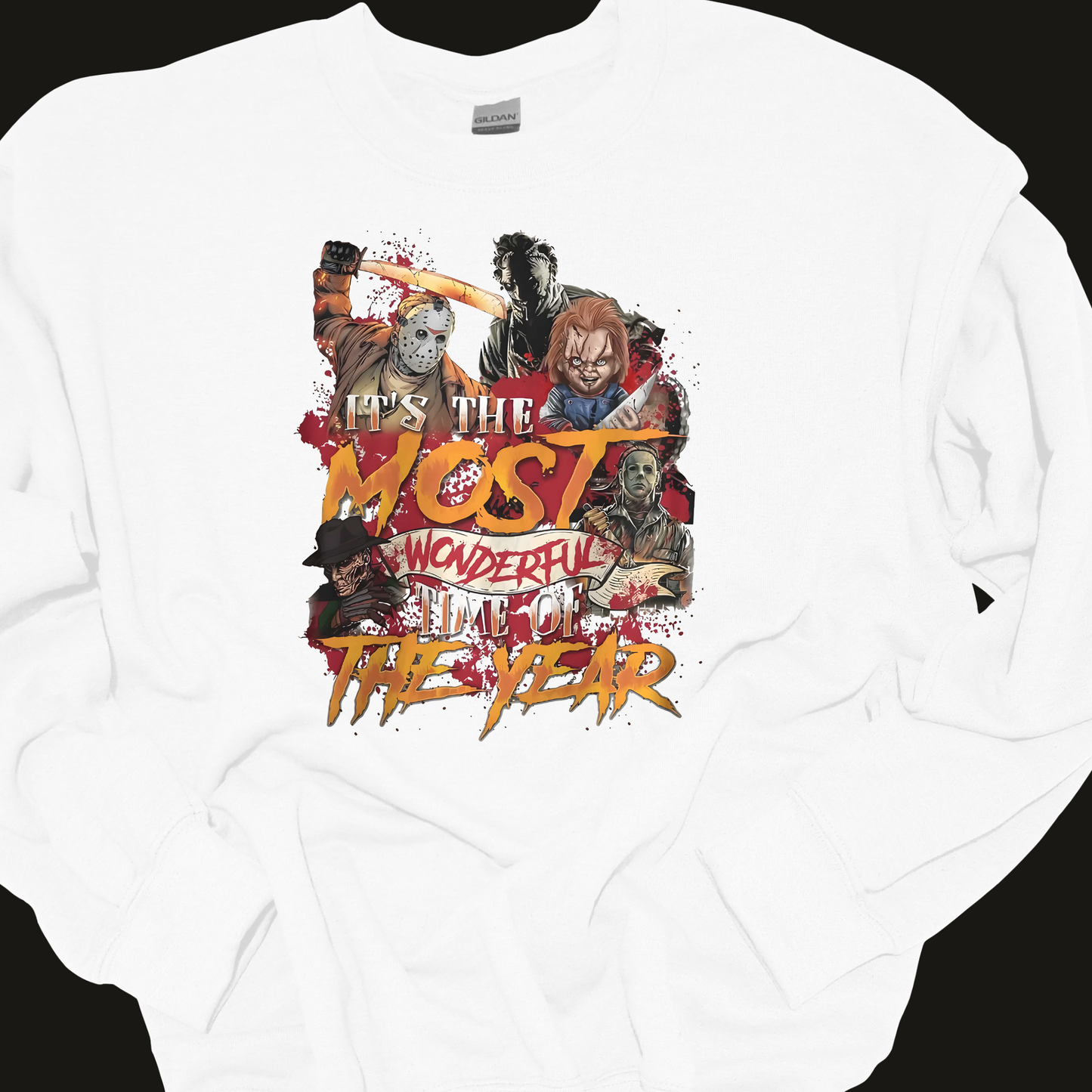 "THE MOST WONDERFUL TIME OF THE YEAR" CREWNECK