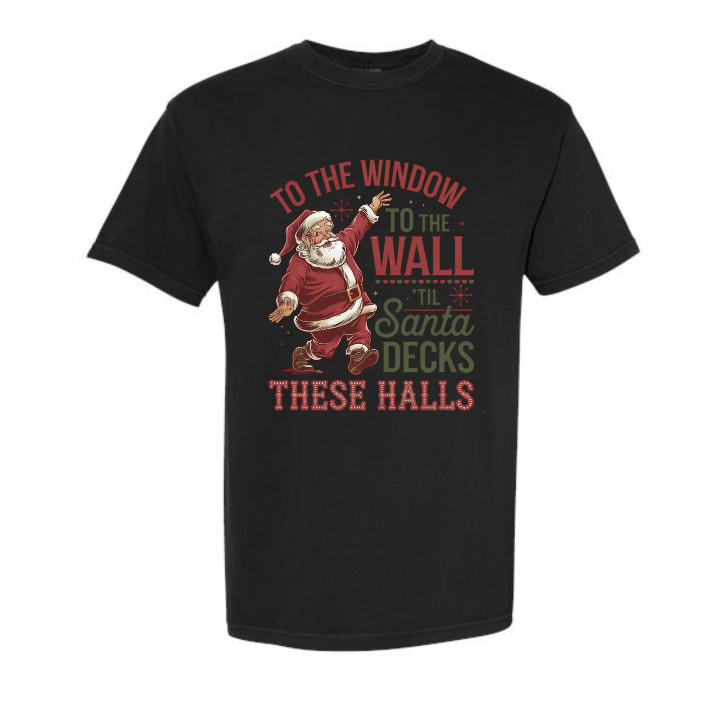 SANTA "TO THE WINDOW" TEE