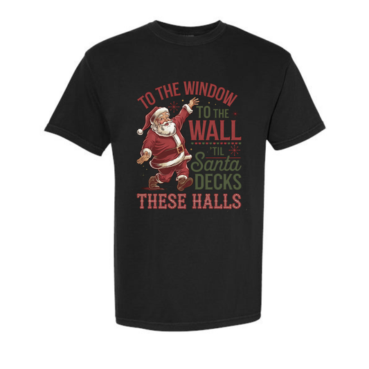 SANTA "TO THE WINDOW" TEE