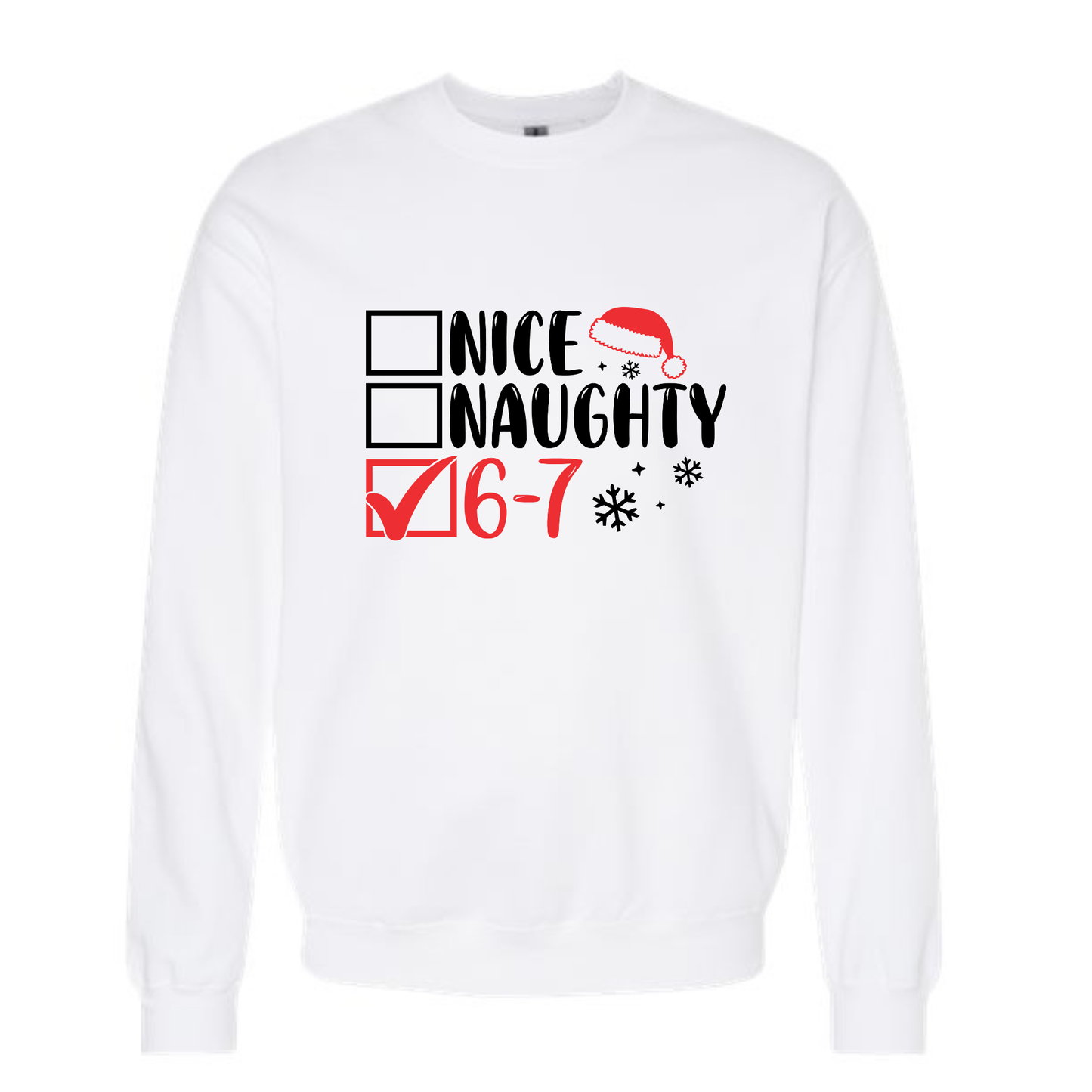 CHECKLIST 6-7 CREWNECK SWEATSHIRT