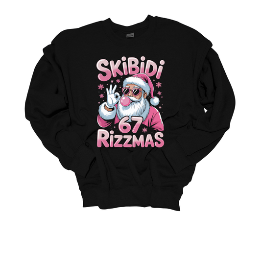 SKIBIDI RIZZMAS CREWNECK SWEATSHIRT